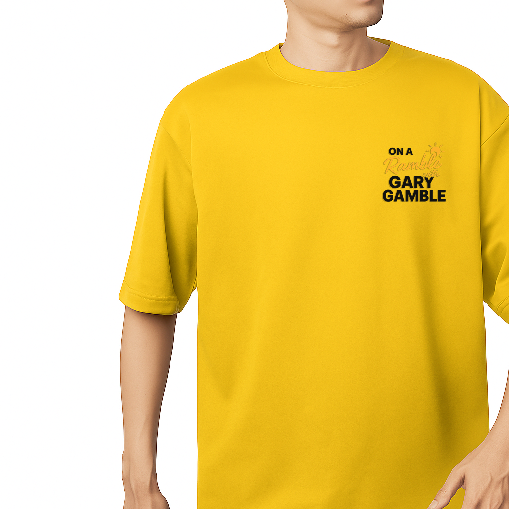 Ramble with Gamble T Shirt - Yellow