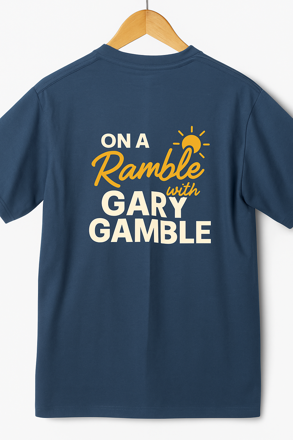 Ramble with Gamble T Shirt - Blue