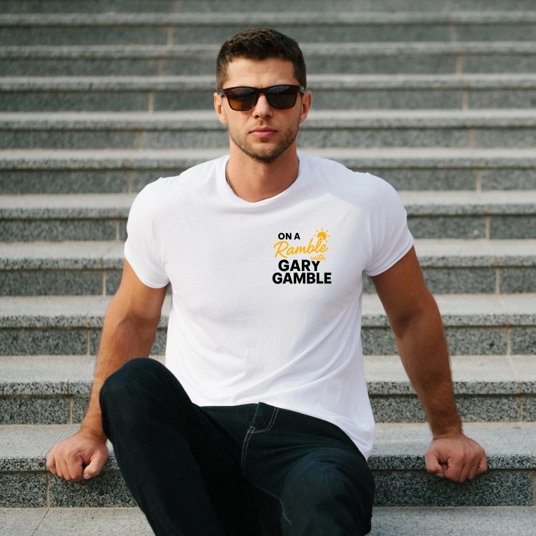 Ramble with Gamble T Shirt - White