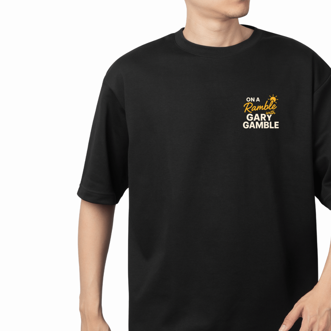 Ramble with Gamble T Shirt - Black