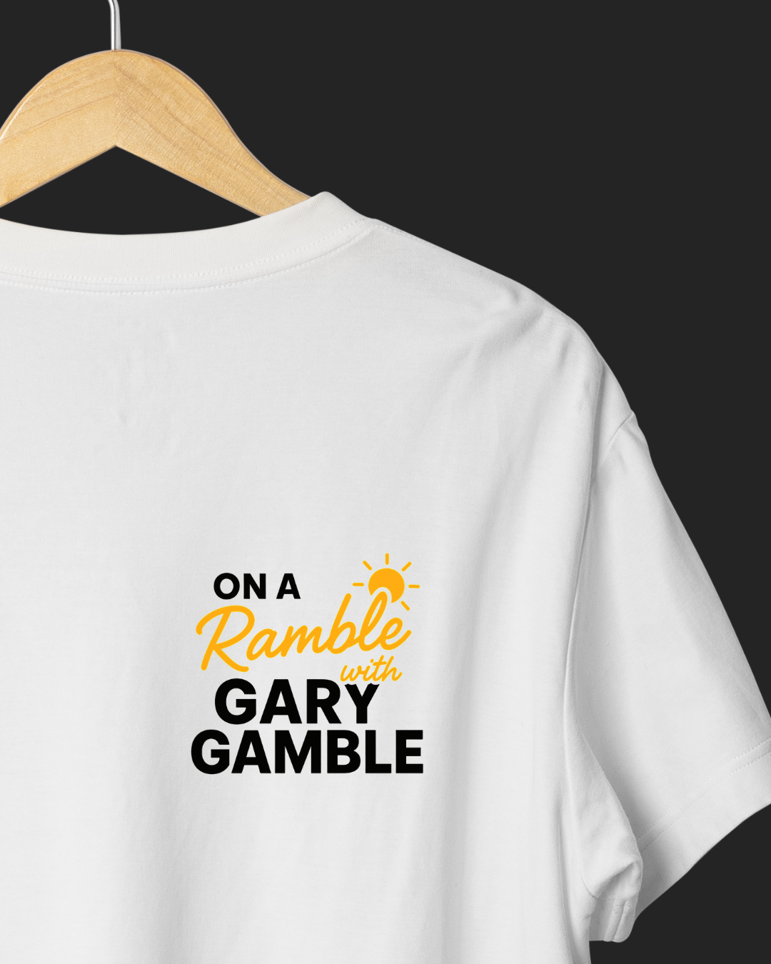 Ramble with Gamble T Shirt - White